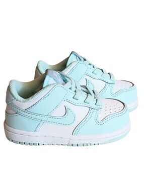 NIKE Toddlers Nike Dunk Sneakers Glacier Blue White Baby Shoes Sz 6C